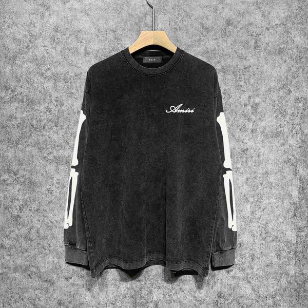 designer fashion maker mairi street high edition hand bone letters washed old long sleeve tshirt sweater9665, Black
designer fashion maker mairi street high edition hand bone letters washed old long sleeve tshirt sweater9665, Black