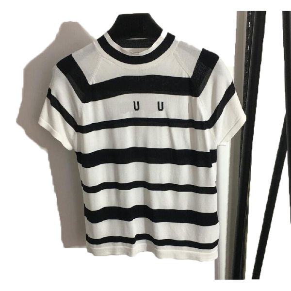 designer womens t-shirt sweater letter print t-shirt fashion knitted short sleeve summer t-shirt round neck t-shirt vest tee size s-l multip, White
designer womens t-shirt sweater letter print t-shirt fashion knitted short sleeve summer t-shirt round neck t-shirt vest tee size s-l multip, White