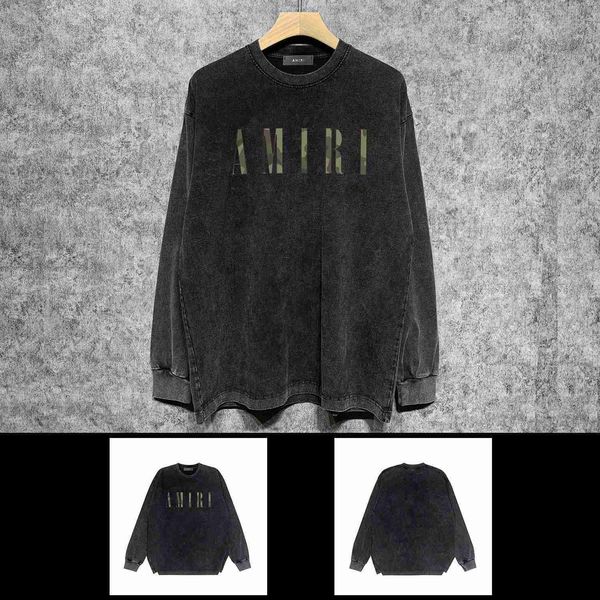 designer fashion maker mairi street high edition camo classic letter washed old long sleeve tshirt sweaterjseq, Black
designer fashion maker mairi street high edition camo classic letter washed old long sleeve tshirt sweaterjseq, Black