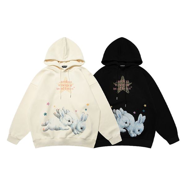 men's hoodies & sweatshirts women's sweater china-chic sweet rabbit graffiti plush hoodie sexuality style coat male, Black
men's hoodies & sweatshirts women's sweater china-chic sweet rabbit graffiti plush hoodie sexuality style coat male, Black