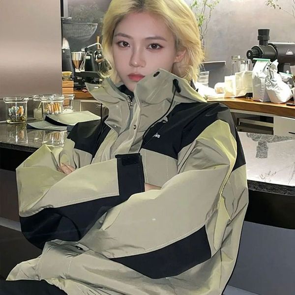 women's jackets deeptown harajuku techwear jacket women windbreaker korean fashion streetwear oversized in outwear hooded y2k racer 230, Black;brown
women's jackets deeptown harajuku techwear jacket women windbreaker korean fashion streetwear oversized in outwear hooded y2k racer 230, Black;brown