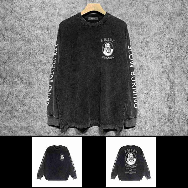 designer fashion maker mairi street high edition smoking man print wash old long sleeve tshirt sweater2m26, Black
designer fashion maker mairi street high edition smoking man print wash old long sleeve tshirt sweater2m26, Black