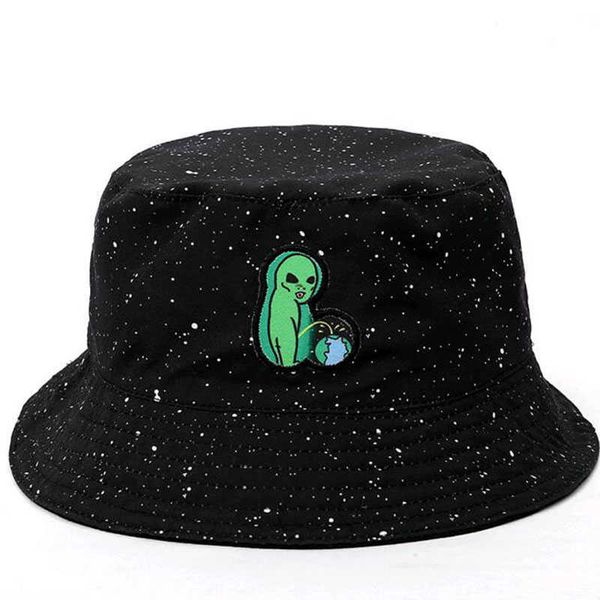 wide brim hats double-side funny hat alien bucket hat bob cap mens fashion cotton bucket hat sunscreen embroidery bucket hats hip hop hat p2, Blue;gray
wide brim hats double-side funny hat alien bucket hat bob cap mens fashion cotton bucket hat sunscreen embroidery bucket hats hip hop hat p2, Blue;gray