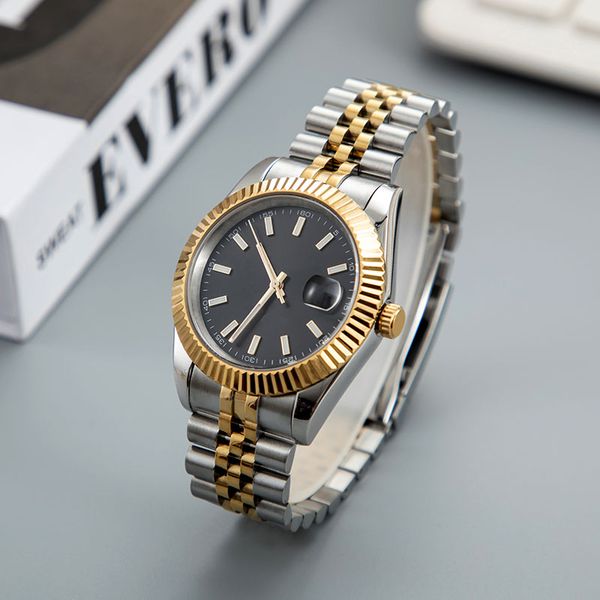luxury watches for women men watch automatic datejust 36/41mm 904l stainless steel folding buckle sapphire waterproof montre de luxe watchs, Slivery;brown
luxury watches for women men watch automatic datejust 36/41mm 904l stainless steel folding buckle sapphire waterproof montre de luxe watchs, Slivery;brown