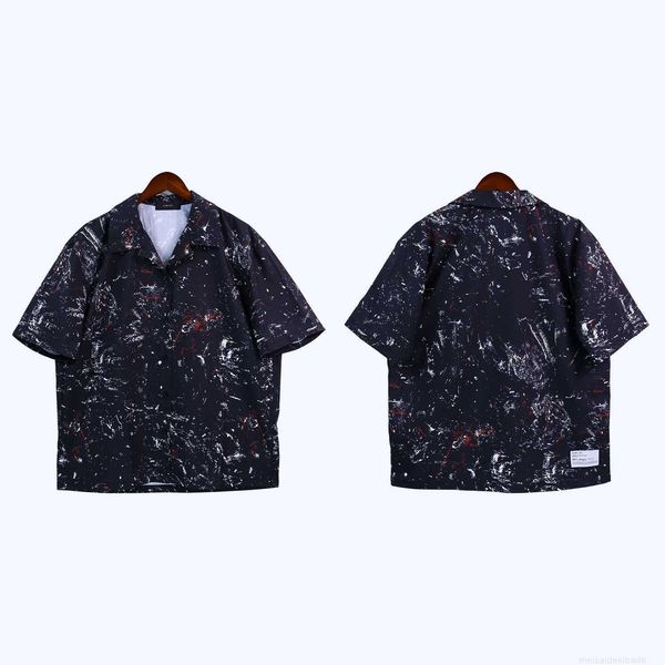designer fashion maker early mairi wear collection personalized aop speckle textured printed men's and women's short sleeve shirts, Gray
designer fashion maker early mairi wear collection personalized aop speckle textured printed men's and women's short sleeve shirts, Gray