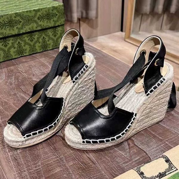 women wedge heel platform sandals designer espadrille real leather ankle lace-up matelasse ladies high heel 12cm essentia for all seasons wi, Black
women wedge heel platform sandals designer espadrille real leather ankle lace-up matelasse ladies high heel 12cm essentia for all seasons wi, Black