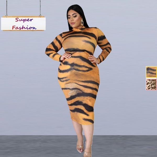 plus size dresses 2xl-6xl fall clothes for women plus dresses fashion leopard tiger printing long sleeve dress wholesale drop 230325, Black
plus size dresses 2xl-6xl fall clothes for women plus dresses fashion leopard tiger printing long sleeve dress wholesale drop 230325, Black