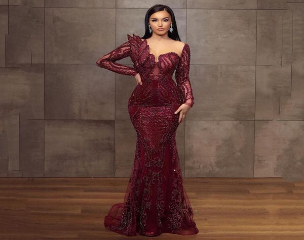 burgundy arabic aso ebi lace mermaid evening dresses long sleeves beaded appliques sweep train formal prom party gowns second rece2169644, Black;red
burgundy arabic aso ebi lace mermaid evening dresses long sleeves beaded appliques sweep train formal prom party gowns second rece2169644, Black;red