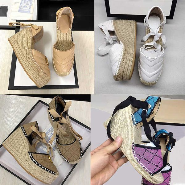 platform high heel sandals thick soled light rope woven cross belt fishermans shoes luxury women designer wild wedge comfortable sandals can, Black
platform high heel sandals thick soled light rope woven cross belt fishermans shoes luxury women designer wild wedge comfortable sandals can, Black