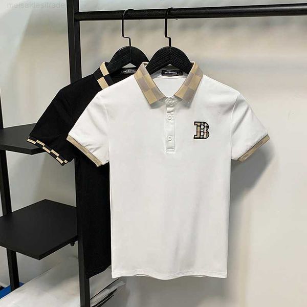 designer luxury brand burbrys lapel embroidery men's polo shirt tshirt version slim fit spirit boy fashion brand net red short sleeve m, White;black
designer luxury brand burbrys lapel embroidery men's polo shirt tshirt version slim fit spirit boy fashion brand net red short sleeve m, White;black