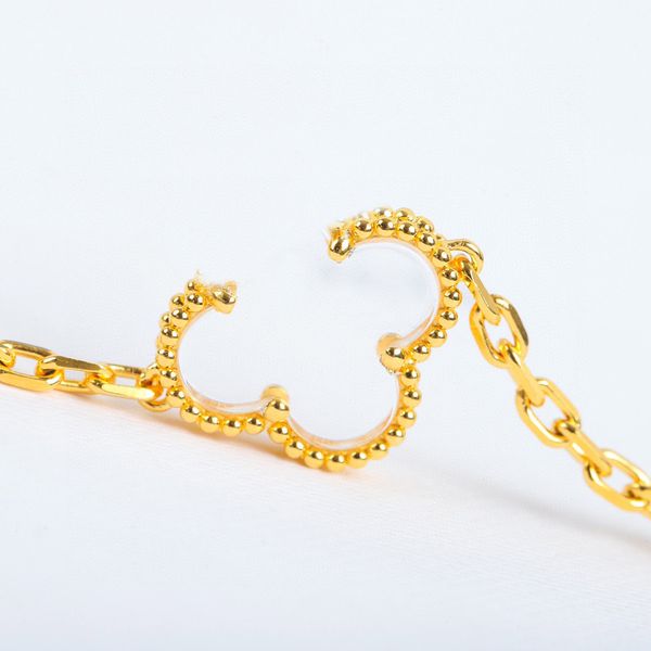 luxury quality charm flower shape bracelet with transparent color in 18k gold plated have box stamp ps7681a, Golden
luxury quality charm flower shape bracelet with transparent color in 18k gold plated have box stamp ps7681a, Golden