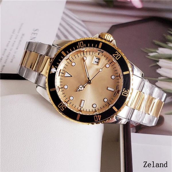 2021 s of classic men's watches 42mm rubber band folding buckle watch luxury quartz sports waterproof249z, Slivery;brown
2021 s of classic men's watches 42mm rubber band folding buckle watch luxury quartz sports waterproof249z, Slivery;brown