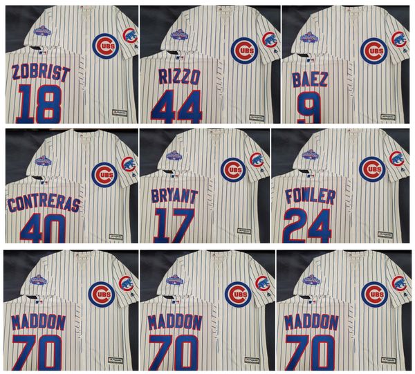cubs anthony rizzo baseball jersey chicago 2016 world series ben zobrist javier baez willson contreras dexter fowler joe maddon kris bryant, Blue;black
cubs anthony rizzo baseball jersey chicago 2016 world series ben zobrist javier baez willson contreras dexter fowler joe maddon kris bryant, Blue;black