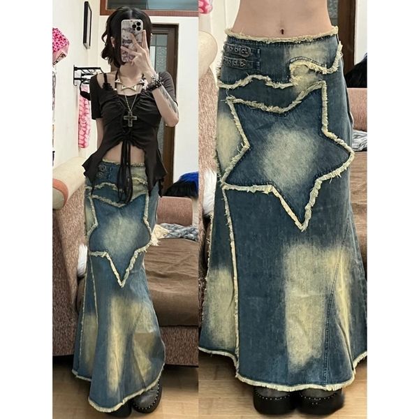 skirts 2000s retro y2k aesthetics grunge long skirt vintage mall goth streetwear hippie style star tassel pattern denim 230325, Black
skirts 2000s retro y2k aesthetics grunge long skirt vintage mall goth streetwear hippie style star tassel pattern denim 230325, Black