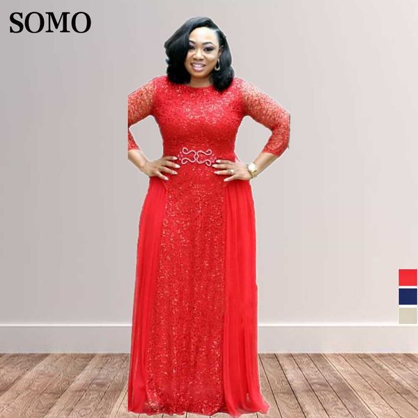 plus size dresses women party birthday hollow out long lace round neck office lady prom sequin maxi evening wholesale 230307, Black 
plus size dresses women party birthday hollow out long lace round neck office lady prom sequin maxi evening wholesale 230307, Black