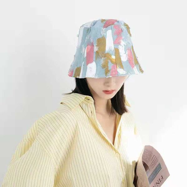 wide brim hats new spring and summer denim bucket hat men korean graffiti print sunshade fisherman caps tie-dye fashion women's hats fo, Blue;gray
wide brim hats new spring and summer denim bucket hat men korean graffiti print sunshade fisherman caps tie-dye fashion women's hats fo, Blue;gray