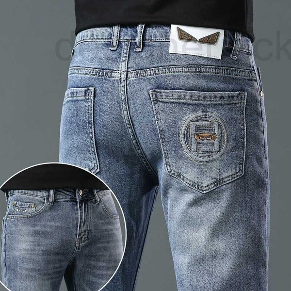 men's jeans designer 2023 new light luxury korean version thin elastic feet slim fit brand monster suzv, Blue
men's jeans designer 2023 new light luxury korean version thin elastic feet slim fit brand monster suzv, Blue