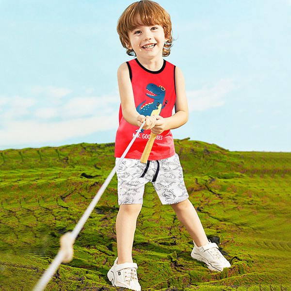kids' 2023 new summer vest t-shirt medium kids' two piece set boys' trendy sleeveless shorts set trendy kids' wear, White
kids' 2023 new summer vest t-shirt medium kids' two piece set boys' trendy sleeveless shorts set trendy kids' wear, White