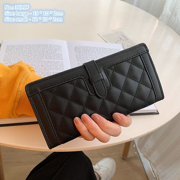 Outlet factory shoulder bag wear resistant simple solid color black leather coin purse Joker multi card long wallet classic sewing plaid walles 3699#
Outlet factory shoulder bag wear resistant simple solid color black leather coin purse Joker multi card long wallet classic sewing plaid walles 3699#