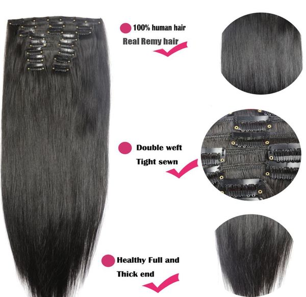 1628 inches 10pcs set 200g 100 brazilian remy clipin human hair extensions clips full head natural straight7266481, Black;brown
1628 inches 10pcs set 200g 100 brazilian remy clipin human hair extensions clips full head natural straight7266481, Black;brown