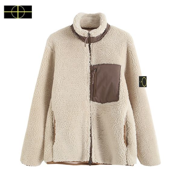 2023 new high set loose lamb wool chest pocket zipper warm stone long sleeve lamb fleece island coat cotton dress men's and women', Black;brown
2023 new high set loose lamb wool chest pocket zipper warm stone long sleeve lamb fleece island coat cotton dress men's and women', Black;brown