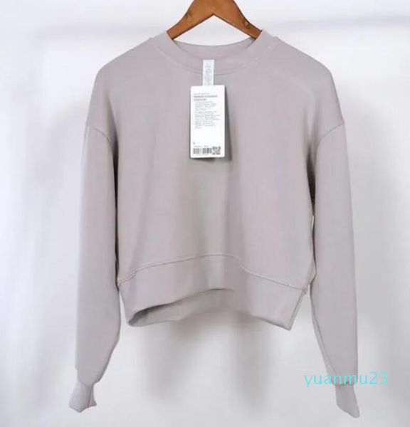 women yoga outfit sweatshirts hoodie loose long sleeve crop fitness workout high elasticity crew 91 sweatshirts gym running, Gray
women yoga outfit sweatshirts hoodie loose long sleeve crop fitness workout high elasticity crew 91 sweatshirts gym running, Gray