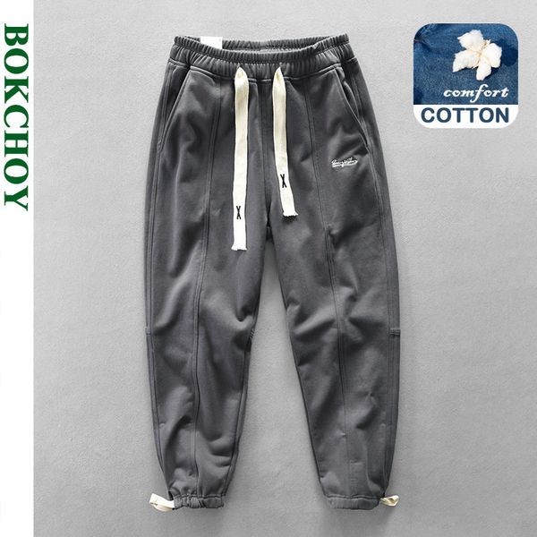 men's pants autumn winter casual fleece wide leg sports sweatpants embroidery cotton drawstring large pocket az601 230324, Black
men's pants autumn winter casual fleece wide leg sports sweatpants embroidery cotton drawstring large pocket az601 230324, Black