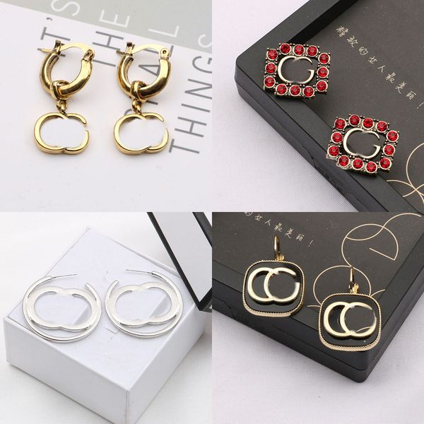 23ss channel 20style simple fashion designer letters stud hoop 18k gold plated 925 silver circle women crystal rhinestone earring wedding pa, Golden;silver
23ss channel 20style simple fashion designer letters stud hoop 18k gold plated 925 silver circle women crystal rhinestone earring wedding pa, Golden;silver