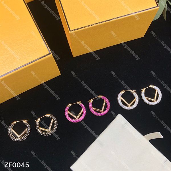 new letter designer studs small circle diamond earrings women date party hoop earrings with box, Golden;silver
new letter designer studs small circle diamond earrings women date party hoop earrings with box, Golden;silver