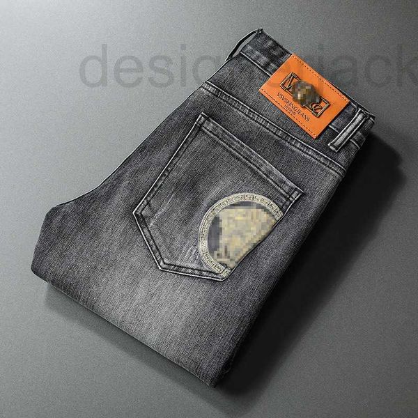 men's jeans designer new korean slim fit men's jeans small foot student cotton bullet medusa embroidery ruh2, Blue
men's jeans designer new korean slim fit men's jeans small foot student cotton bullet medusa embroidery ruh2, Blue