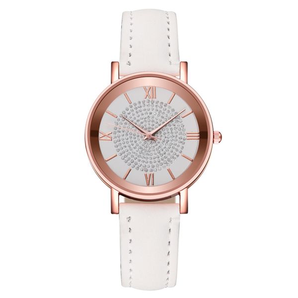 hbp casual business watch white leather strap fashion ladies wristwatch quartz movement electronic watches, Slivery;brown
hbp casual business watch white leather strap fashion ladies wristwatch quartz movement electronic watches, Slivery;brown