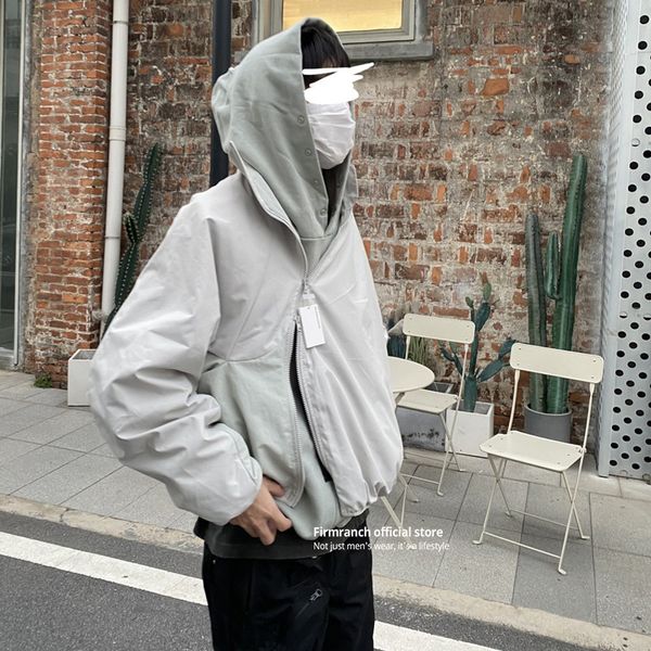 men's jackets firmranch korea archive fashion patchwork diagonal zipper casual blazer jacket men women windbreaker mountain parka ng 23, Black;brown
men's jackets firmranch korea archive fashion patchwork diagonal zipper casual blazer jacket men women windbreaker mountain parka ng 23, Black;brown