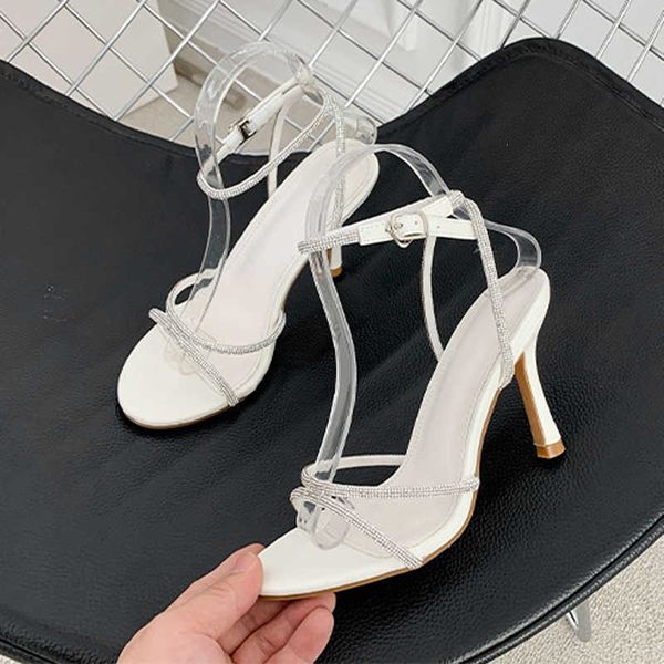 dress shoes 2023 luxury designer rhinestones gladiator white high heels ankle strap strappy sandals women stiletto party bride wedding shoes, Black
dress shoes 2023 luxury designer rhinestones gladiator white high heels ankle strap strappy sandals women stiletto party bride wedding shoes, Black