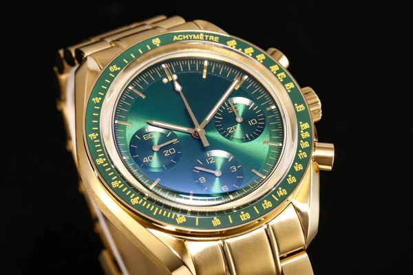 men's mechanical watch designer watch 42mm ultra-3861 manual movement 42mm dial yellow gold case green surface super waterproof luxury, Slivery;brown
men's mechanical watch designer watch 42mm ultra-3861 manual movement 42mm dial yellow gold case green surface super waterproof luxury, Slivery;brown