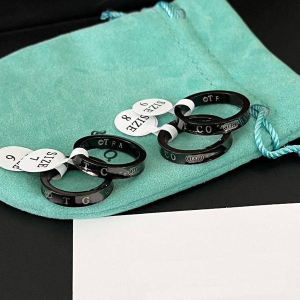 luxury jewelry designer rings women love charms wedding supplies black white black plated stainless steel ring fine finger ring, Slivery;golden
luxury jewelry designer rings women love charms wedding supplies black white black plated stainless steel ring fine finger ring, Slivery;golden