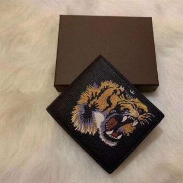 men animal short wallet leather black snake tiger bee wallets women long style luxury purse card holders with gift box 89f, Red;black
men animal short wallet leather black snake tiger bee wallets women long style luxury purse card holders with gift box 89f, Red;black