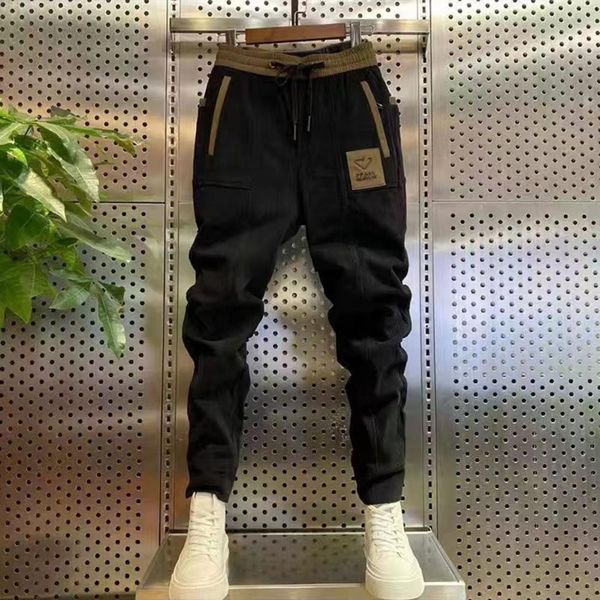 men's pants men pants mid-rise anti-pilling versatile male pure color harem casual trousers casual trousers home wear 230325, Black
men's pants men pants mid-rise anti-pilling versatile male pure color harem casual trousers casual trousers home wear 230325, Black
