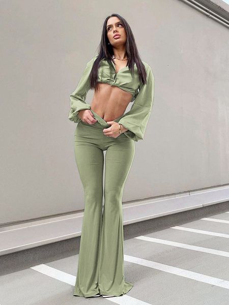 men's pants solid green high waist woman flare vintage full length elastic flared trousers for women fashion clothing streetwear 230324, Black
men's pants solid green high waist woman flare vintage full length elastic flared trousers for women fashion clothing streetwear 230324, Black