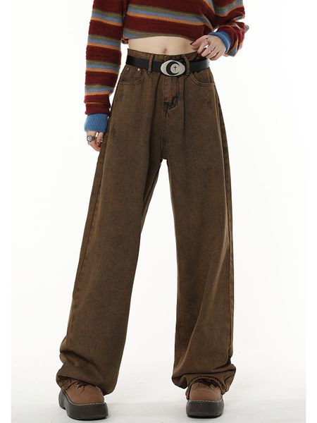 women's jeans brown women's jeans high waist vintage straight baggy denim pants streetwear basic design fashion wide leg denim tro, Blue
women's jeans brown women's jeans high waist vintage straight baggy denim pants streetwear basic design fashion wide leg denim tro, Blue