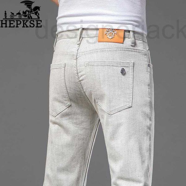 men's jeans designer light luxury premium summer slim fit straight casual pants thin 9fng, Blue
men's jeans designer light luxury premium summer slim fit straight casual pants thin 9fng, Blue