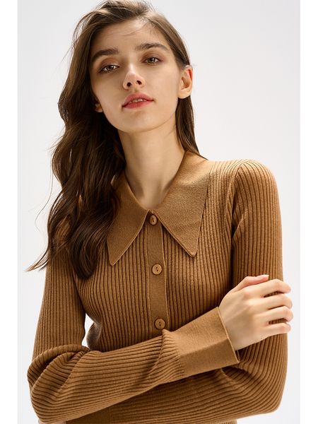 women's knits tees autumn and winter light luxury fashion lazy merino 100 wool polo polo camel cardigan 230324, White
women's knits tees autumn and winter light luxury fashion lazy merino 100 wool polo polo camel cardigan 230324, White