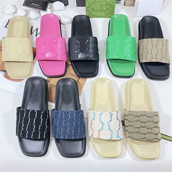mens womens fashion square toe sandals flat bottom slide designer printed leather rubber embroidery slippers 35-44, Black
mens womens fashion square toe sandals flat bottom slide designer printed leather rubber embroidery slippers 35-44, Black