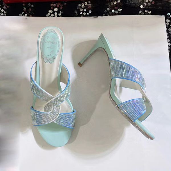 rene caovilla rhinestones mule slides sandals cross color matching stiletto open toe sandal women's luxury designer evening shoes .5cm, Black
rene caovilla rhinestones mule slides sandals cross color matching stiletto open toe sandal women's luxury designer evening shoes .5cm, Black