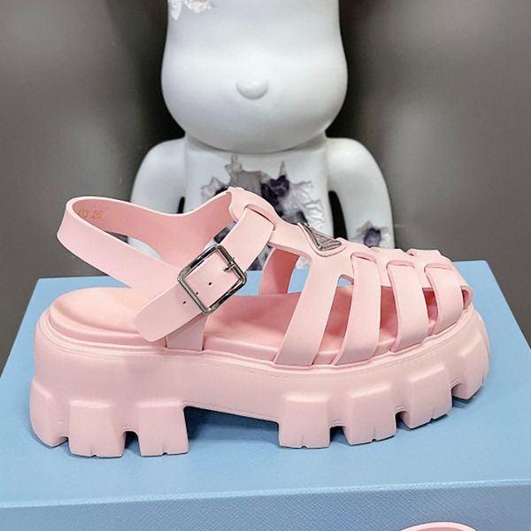 luxury new style designer p sandals rubber thick sole hollow baotou womens casual elevated buckle roman tide outdoor red beach sandals box s, Black
luxury new style designer p sandals rubber thick sole hollow baotou womens casual elevated buckle roman tide outdoor red beach sandals box s, Black
