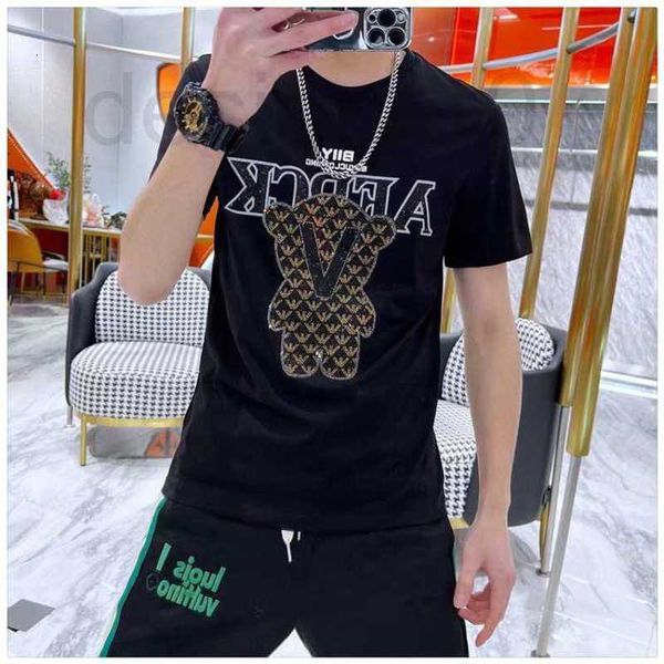 women's t-shirt designer diamond short sleeve t-shirt ins fashion brand half clothing 2022 new summer ruffian handsome trend clothes kk, White
women's t-shirt designer diamond short sleeve t-shirt ins fashion brand half clothing 2022 new summer ruffian handsome trend clothes kk, White