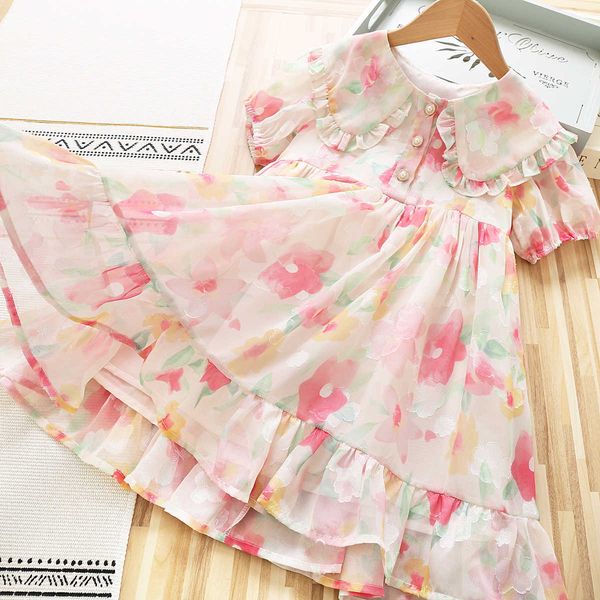 girl's dresses fashion baby short sleeve brand kids clothes princess summer size 90-130cm vestido y2303, Red;yellow
girl's dresses fashion baby short sleeve brand kids clothes princess summer size 90-130cm vestido y2303, Red;yellow