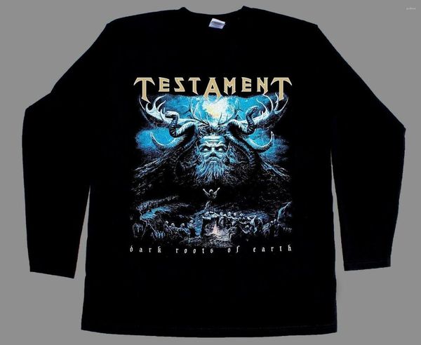 men's t shirts testament dark roots of earth thrash metal long sleeve t-shirt 5oo6, White;black
men's t shirts testament dark roots of earth thrash metal long sleeve t-shirt 5oo6, White;black