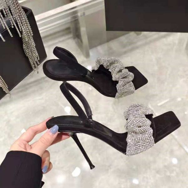 dress shoes square sandals women's 2023 summer new one line diamond european and american style thin heel high heels women's shoes, Black
dress shoes square sandals women's 2023 summer new one line diamond european and american style thin heel high heels women's shoes, Black