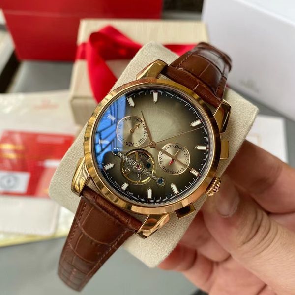 with original box mens watch automatic mechanical watches 40mm sapphire waterproof 2813 leatherwear montre de luxe business wristwatches 88, Slivery;brown
with original box mens watch automatic mechanical watches 40mm sapphire waterproof 2813 leatherwear montre de luxe business wristwatches 88, Slivery;brown