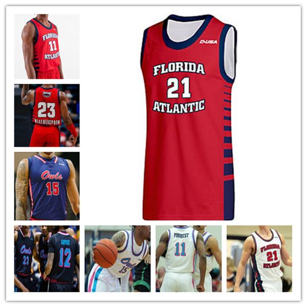 Ncaa College Basketball Jersey FAU Florida Atlantic Owls Johnell Davis Alijah Martin Vladislav Goldin Nicholas Boyd Brandon Weatherspoon Gaffney Michael Forrest, Men white
Ncaa College Basketball Jersey FAU Florida Atlantic Owls Johnell Davis Alijah Martin Vladislav Goldin Nicholas Boyd Brandon Weatherspoon Gaffney Michael Forrest, Men white